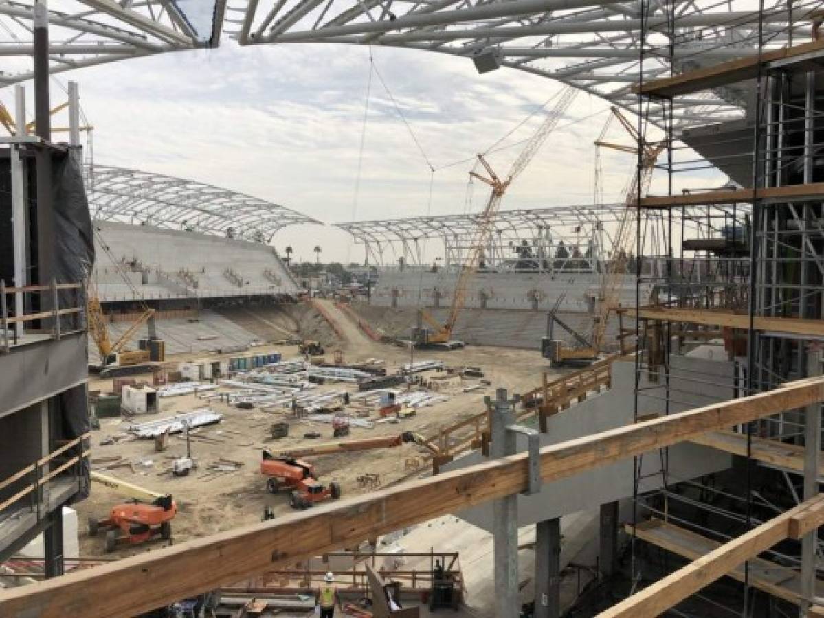 Así luce el estadio de Los Ángeles FC a casi tres meses de su inauguración