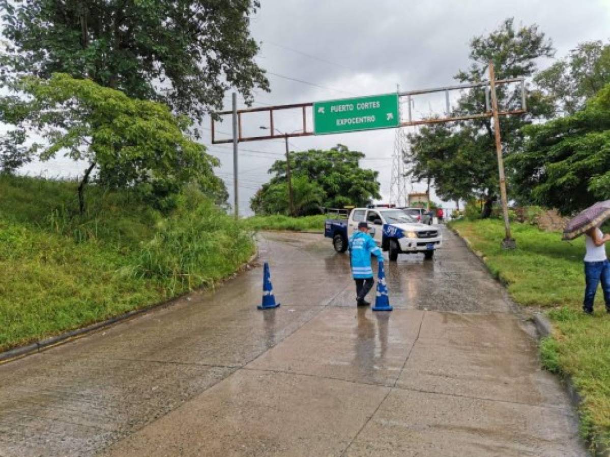 Sucumbe la capital industrial: Así luce San Pedro Sula por las fuertes lluvias que está dejando Iota