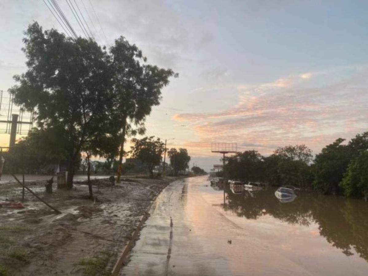 Durísimas imágenes: así lucen La Lima y Choloma devastadas por las lluvias que dejó Iota en Honduras