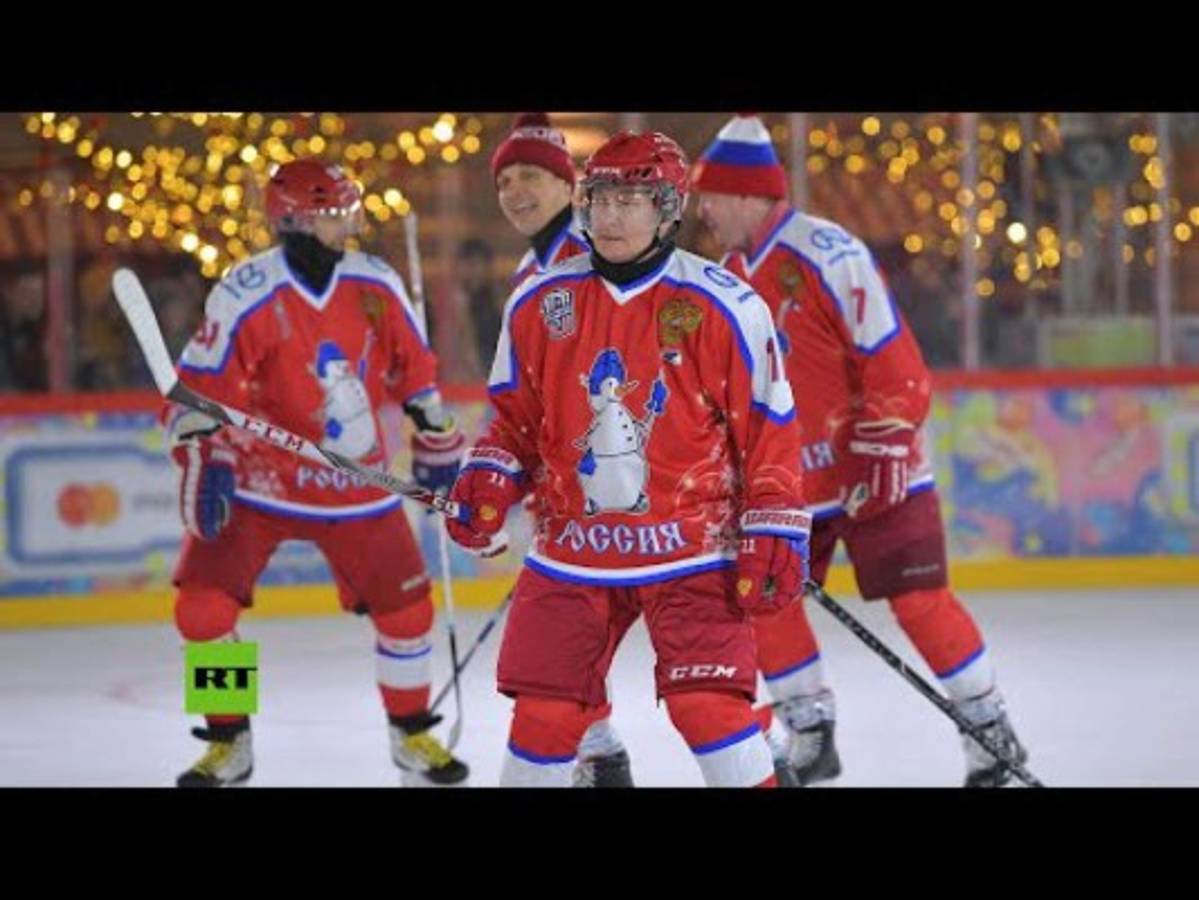 El talento oculto de Vladimir Putin: Juega hockey sobre hielo y queda como máximo goleador
