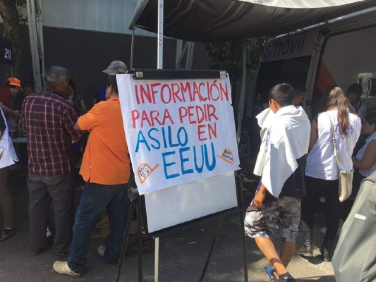 Así luce el estadio mexicano donde los migrantes hondureños han sido albergados