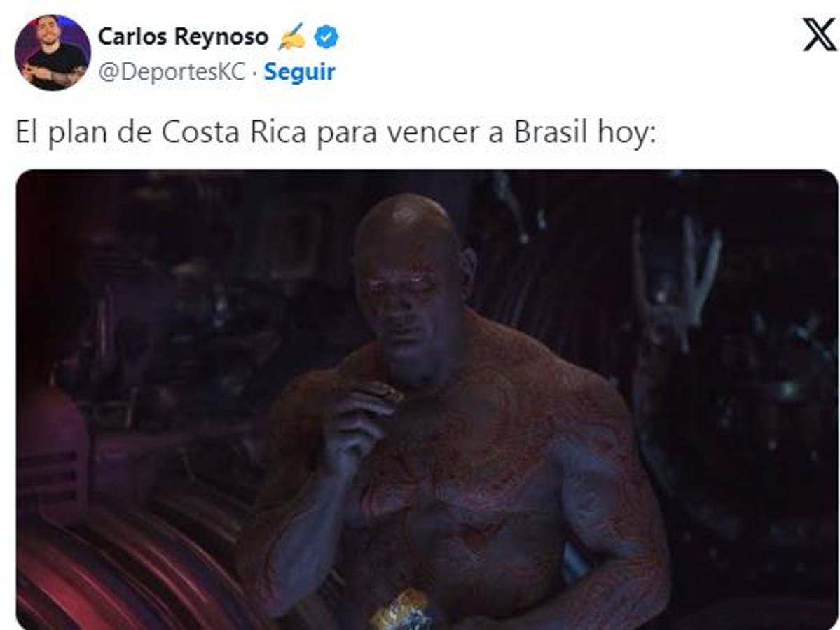 Ronaldinho protagonista y Vinicius víctima: los memes que dejó el amargo empate Brasil-Costa Rica en Copa América