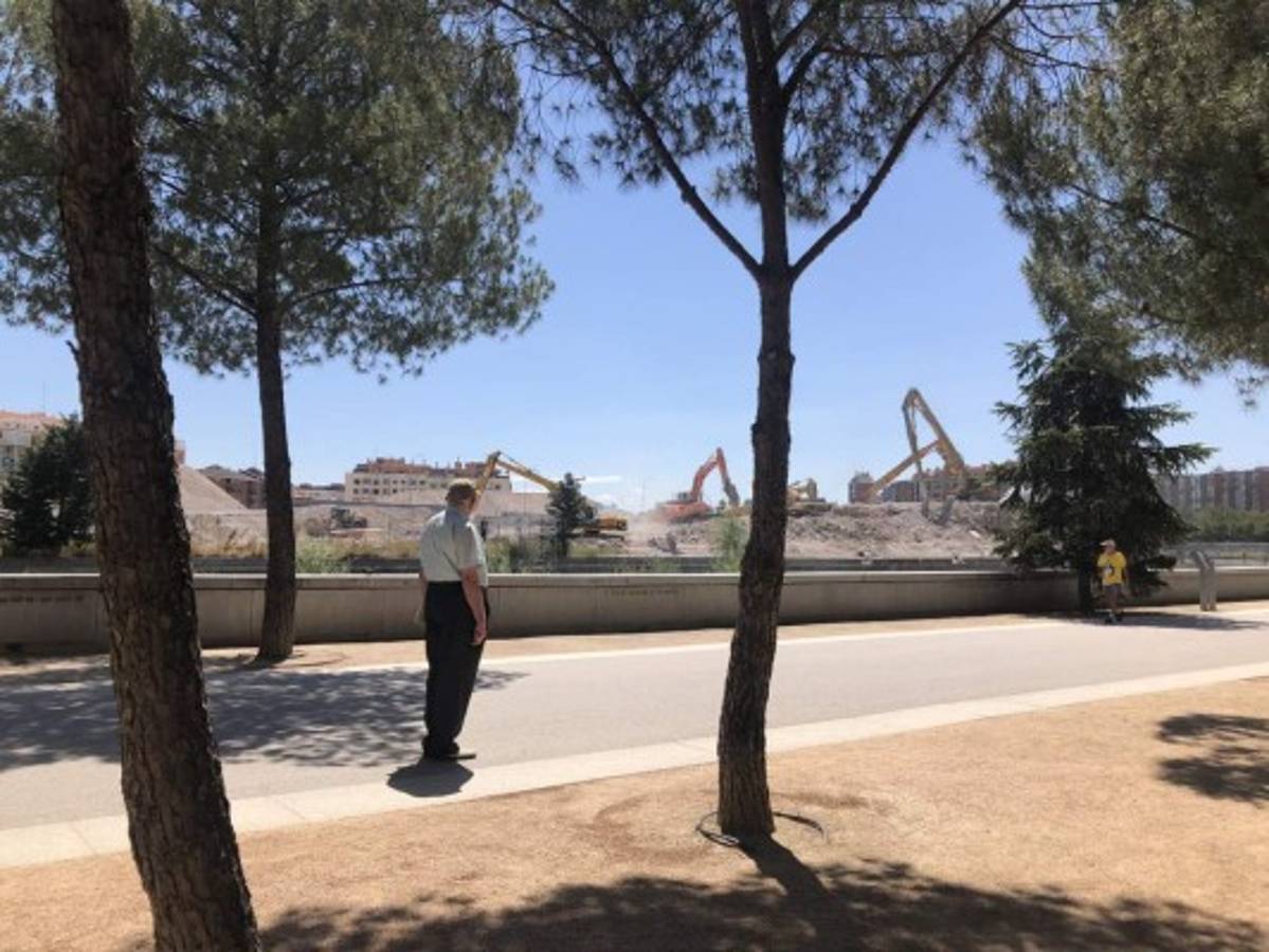 El último suspiro: Las tristes imágenes de los restos que quedan del estadio Vicente Calderón