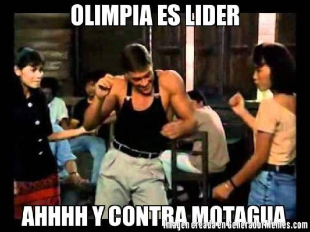 Los crueles memes contra Motagua que dejó el clásico donde Olimpia confirmó su liderato