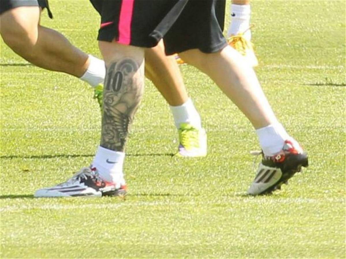 FOTOS: Todos los tatuajes del argentino Lionel Messi