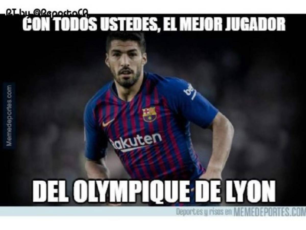 Los crueles memes de la goleada del Barcelona al Lyon en la Champions League