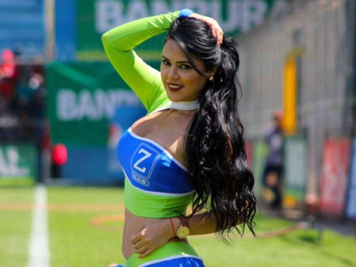 Ismari García, la belleza que engalana los juegos de la Liga de Guatemala