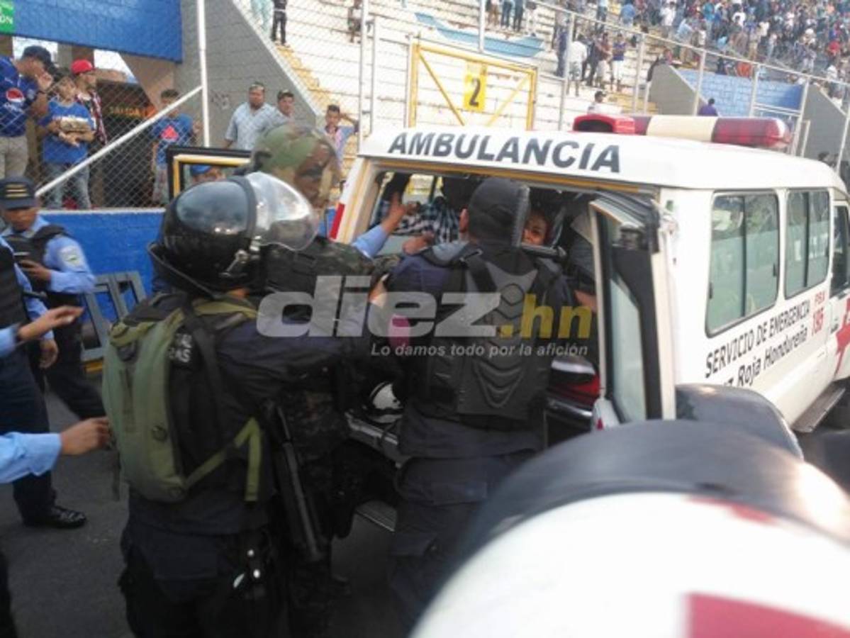 NO VISTE EN TV: Wilson Palacios, ambientazo y un herido en las gradas