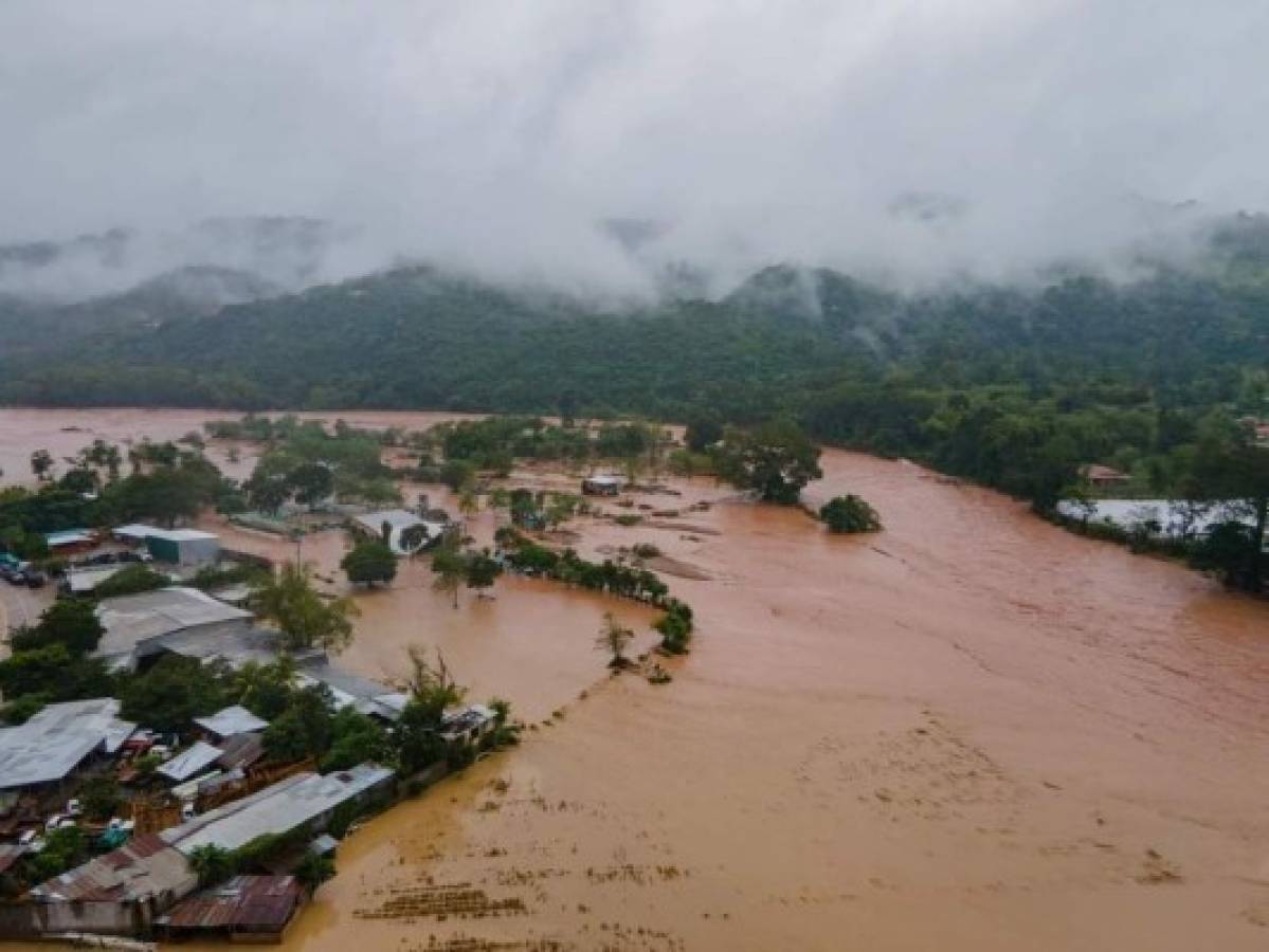 Las Ruinas de Copán también se inundaron por el paso del huracán Iota en Honduras