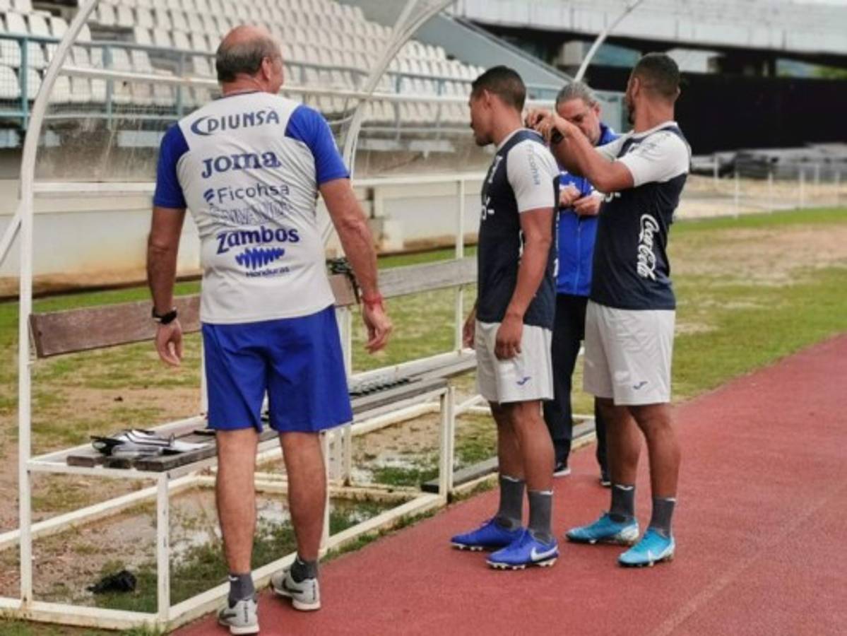 Así han sido los primeros entrenamientos de Honduras en Puerto España