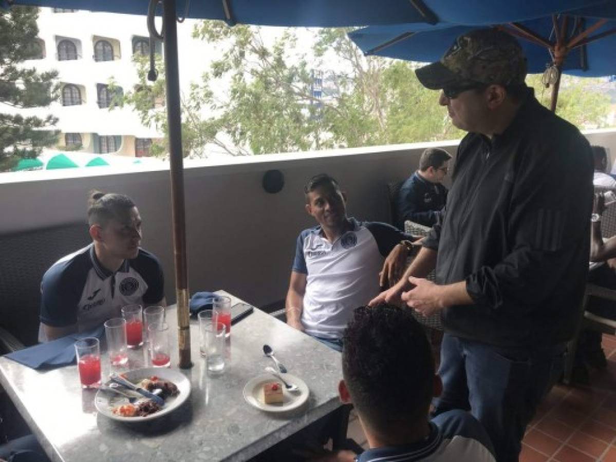 Así fue el almuerzo de los jugadores de Motagua con la directiva previo a la Gran Final