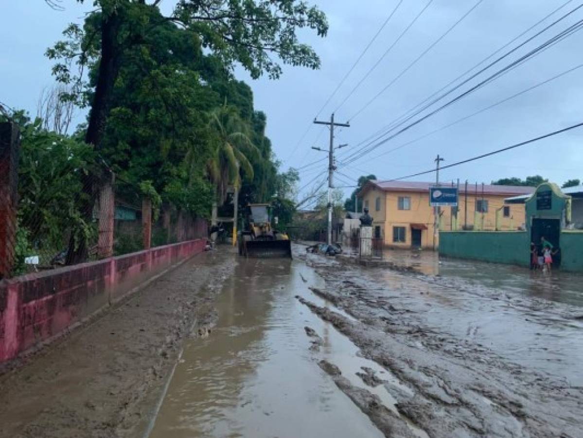 Durísimas imágenes: así lucen La Lima y Choloma devastadas por las lluvias que dejó Iota en Honduras