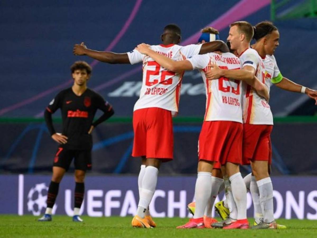 NO SE VIO EN TV: La peor foto de Cholo Simeone, la amargura de Joao Félix y la euforia del Leipzig   