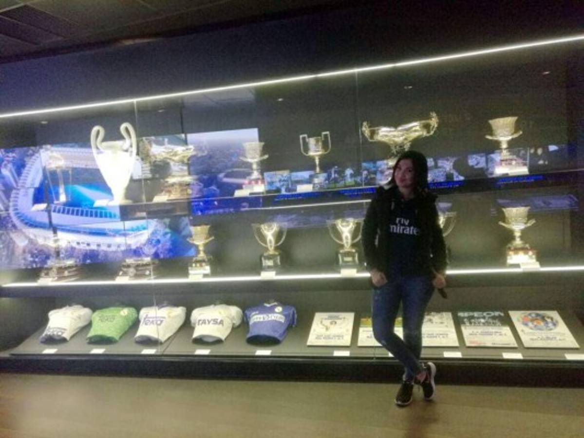 Gaby Perdomo, la guapa seguidora del Real Madrid y fanática de Sergio Ramos