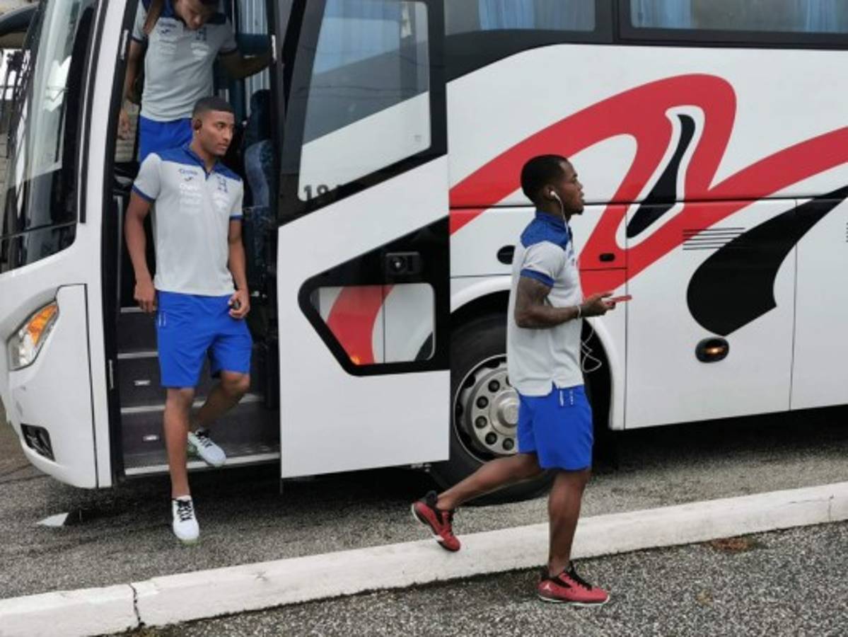 Así han sido los primeros entrenamientos de Honduras en Puerto España
