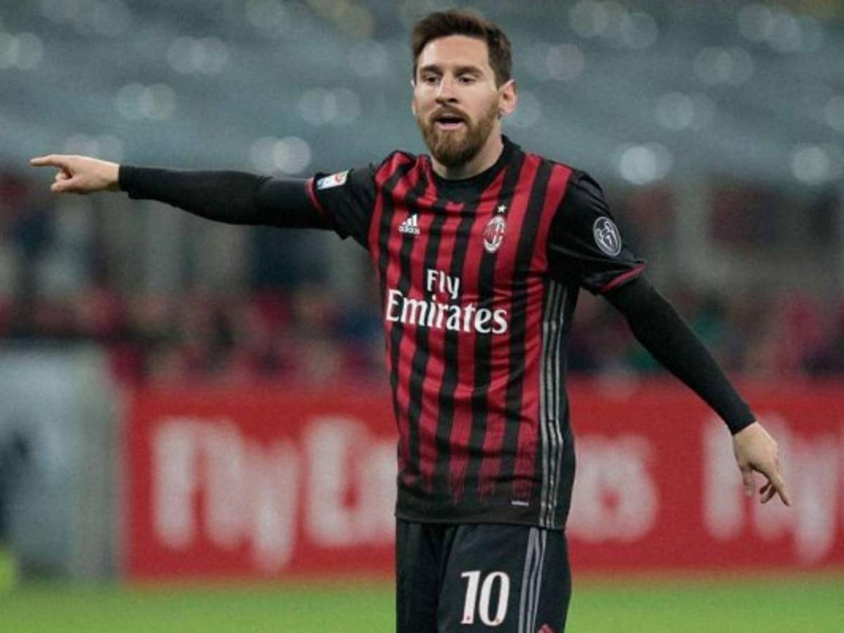 ¿Le luce la del Real Madrid? Así luciría Messi con las camisetas de los otros gigantes europeos