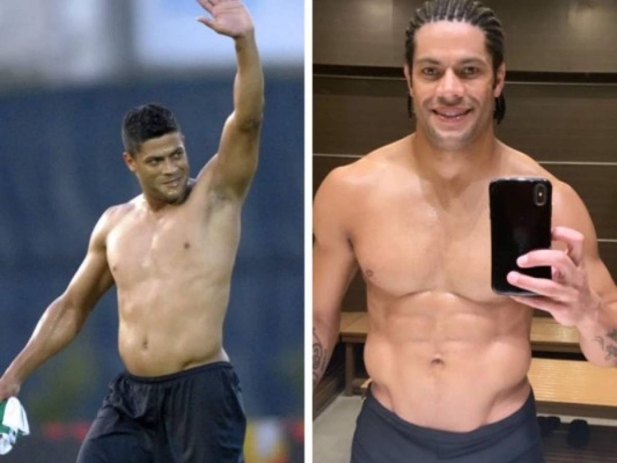 Con dos 'Hulks' y un 'Terminator': Los brutales cambios físicos de futbolistas y exfutbolistas