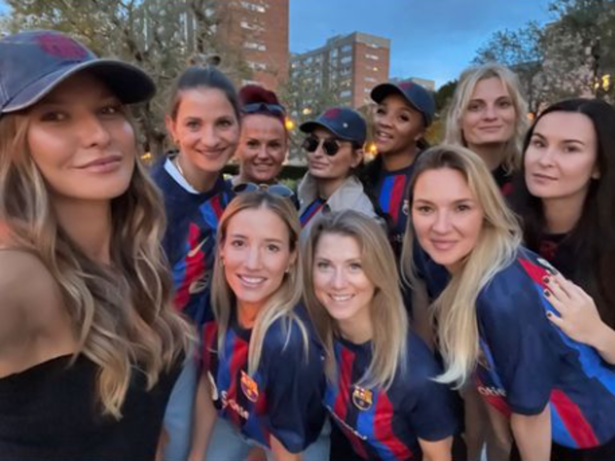 Esposa de Lewandowski se lleva a toda su tropa polaca al Camp Nou y la facha de Memphis; el motivo de los festejos de Pedri