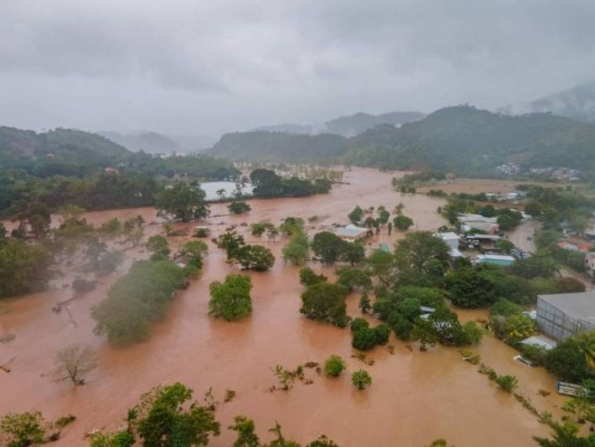 Las Ruinas de Copán también se inundaron por el paso del huracán Iota en Honduras