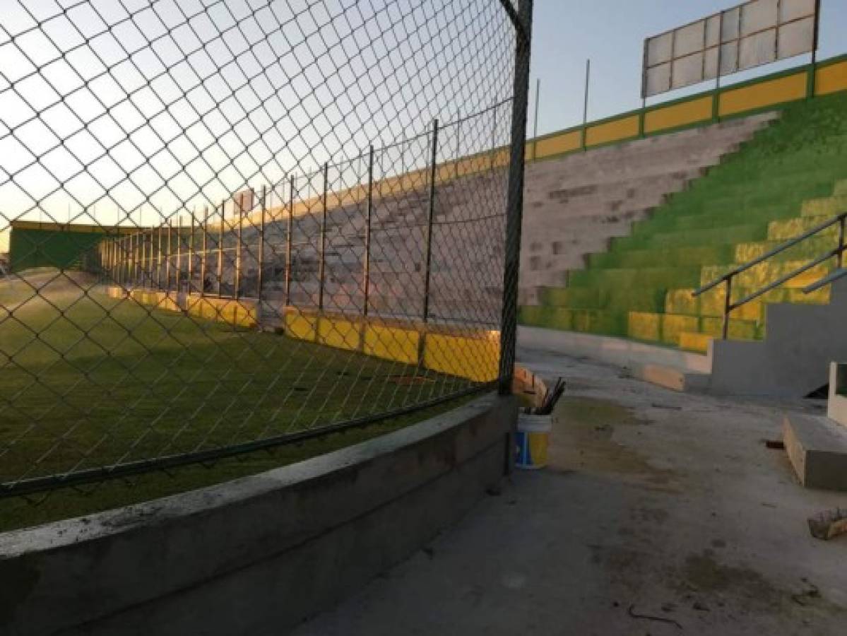 Parrillas One anuncia que está instalando sillas en las graderías al nuevo estadio