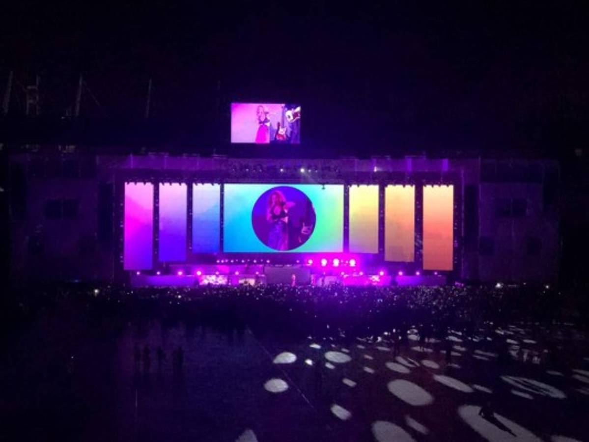 Shakira se roba las miradas en la inauguración de los Juegos de Barranquilla