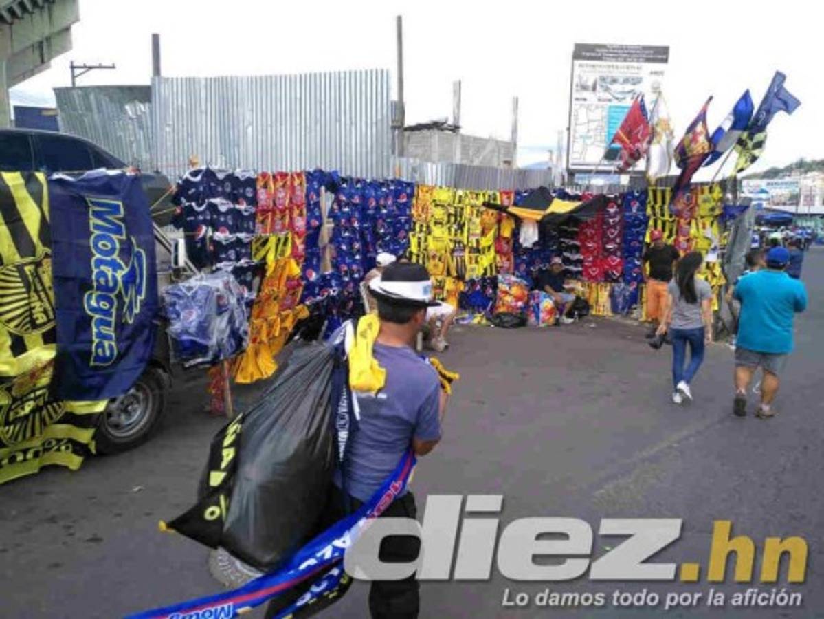 EN FOTOS: Tegucigalpa vive una fiesta previo a la final Motagua-Real España