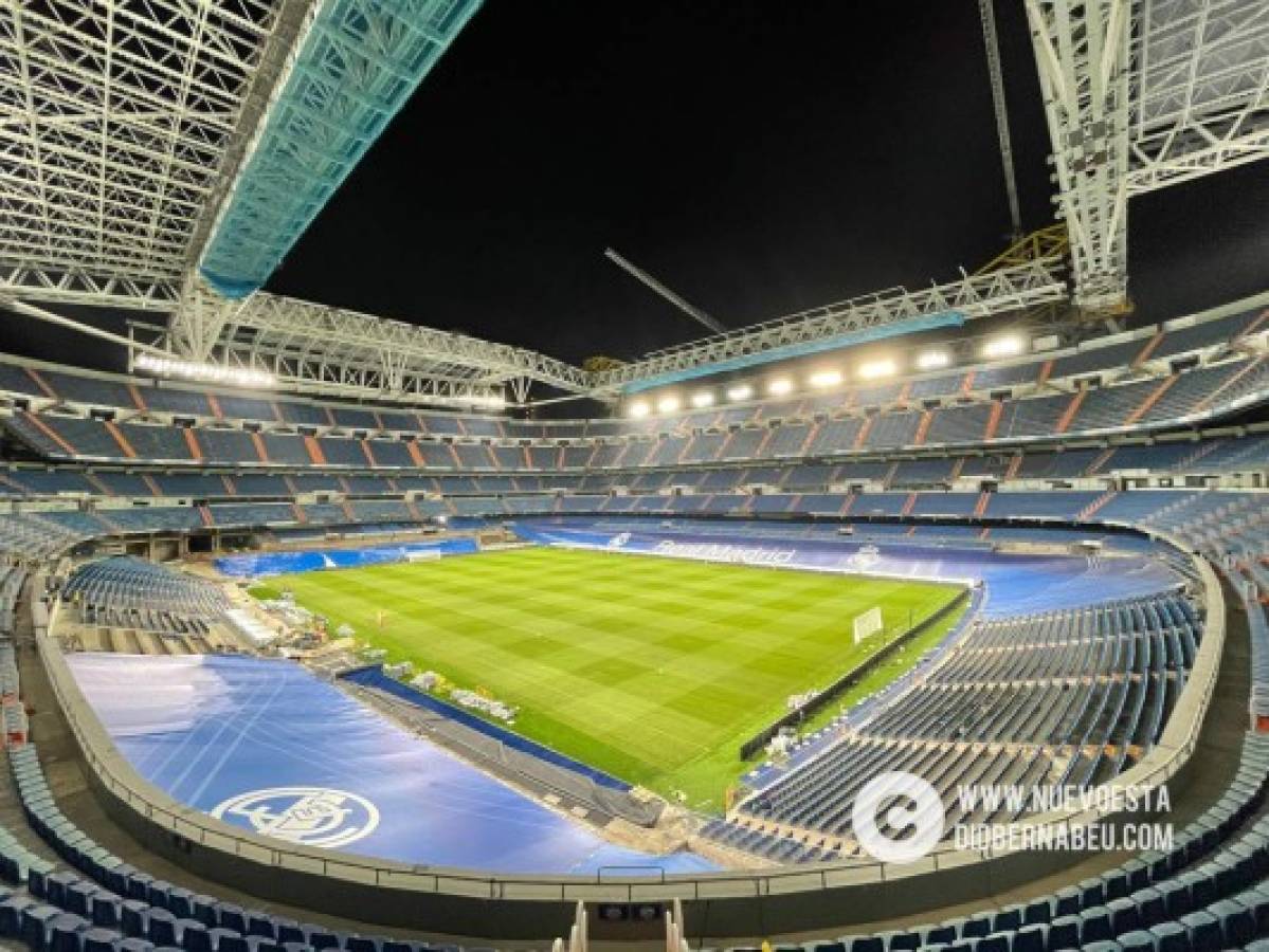 Alucinante: Así luce el espectacular Santiago Bernabéu; listo para el Real Madrid-Celta