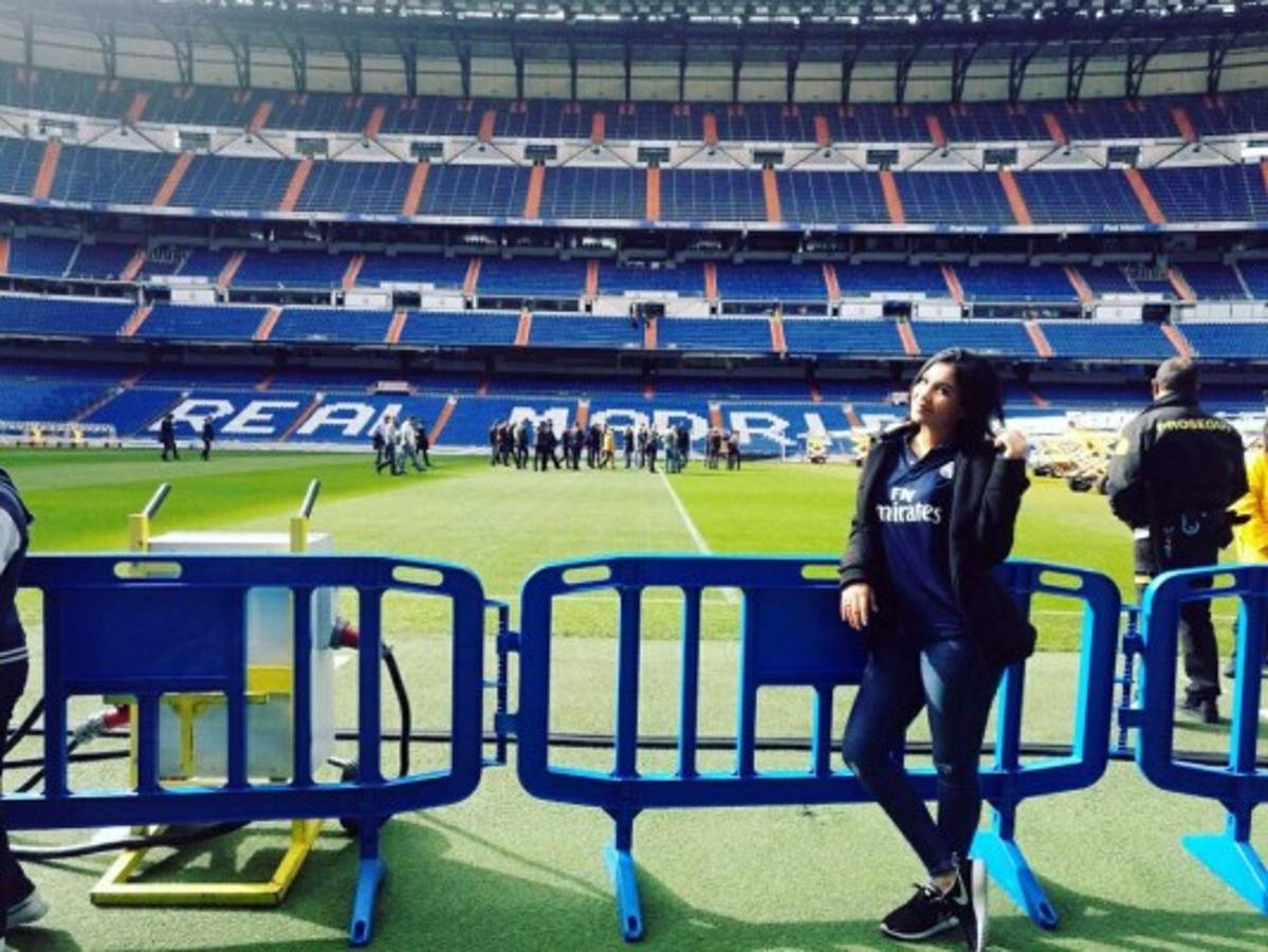 Gaby Perdomo, la guapa seguidora del Real Madrid y fanática de Sergio Ramos
