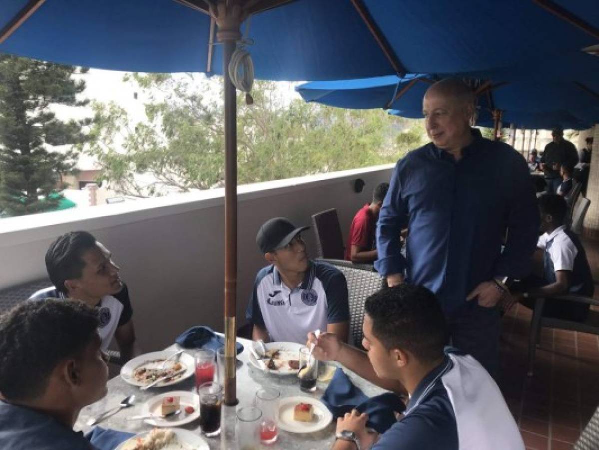 Así fue el almuerzo de los jugadores de Motagua con la directiva previo a la Gran Final