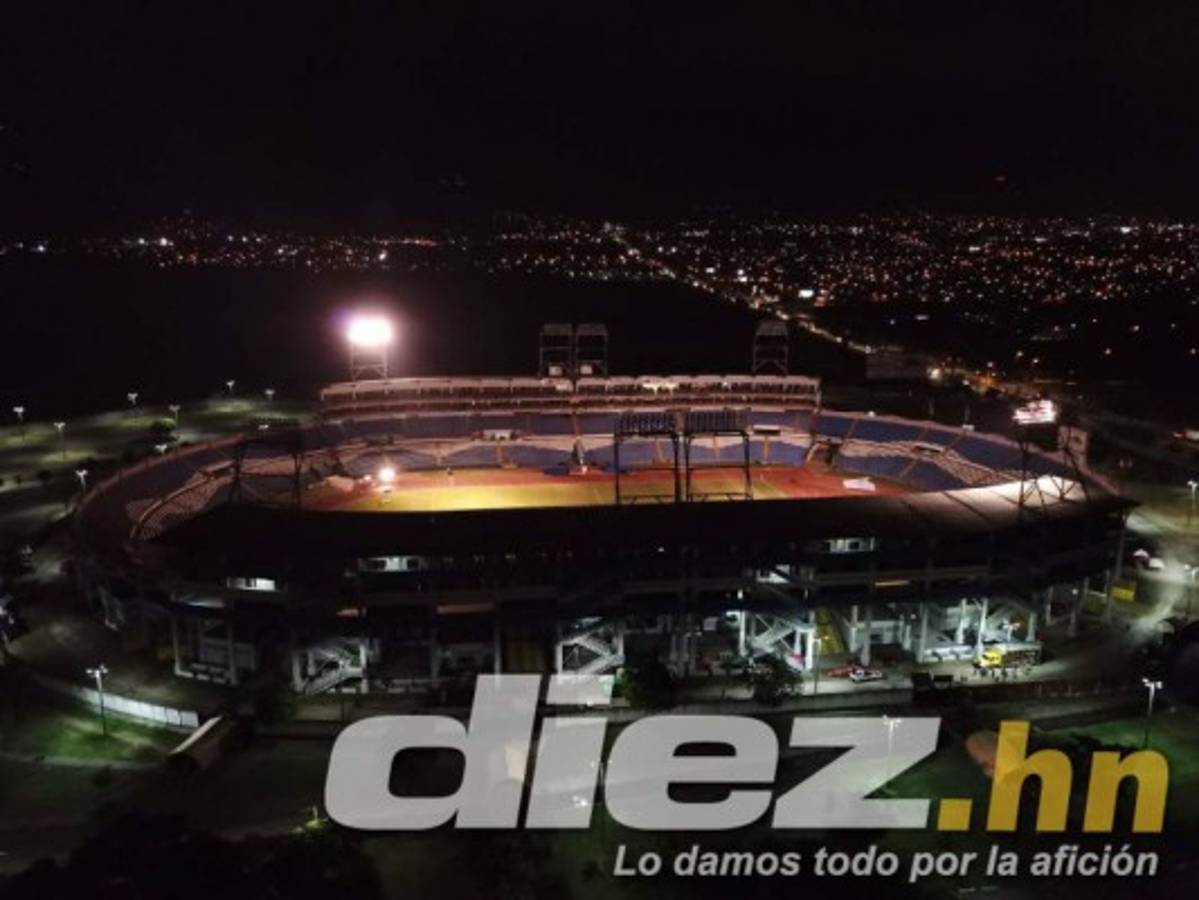 ¡ESPECTACULAR! Así luce el estadio Olímpico previo al Honduras-EUA