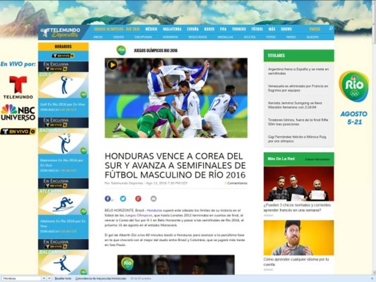 Prensa internacional destaca histórico pase de Honduras: 'De no creer'