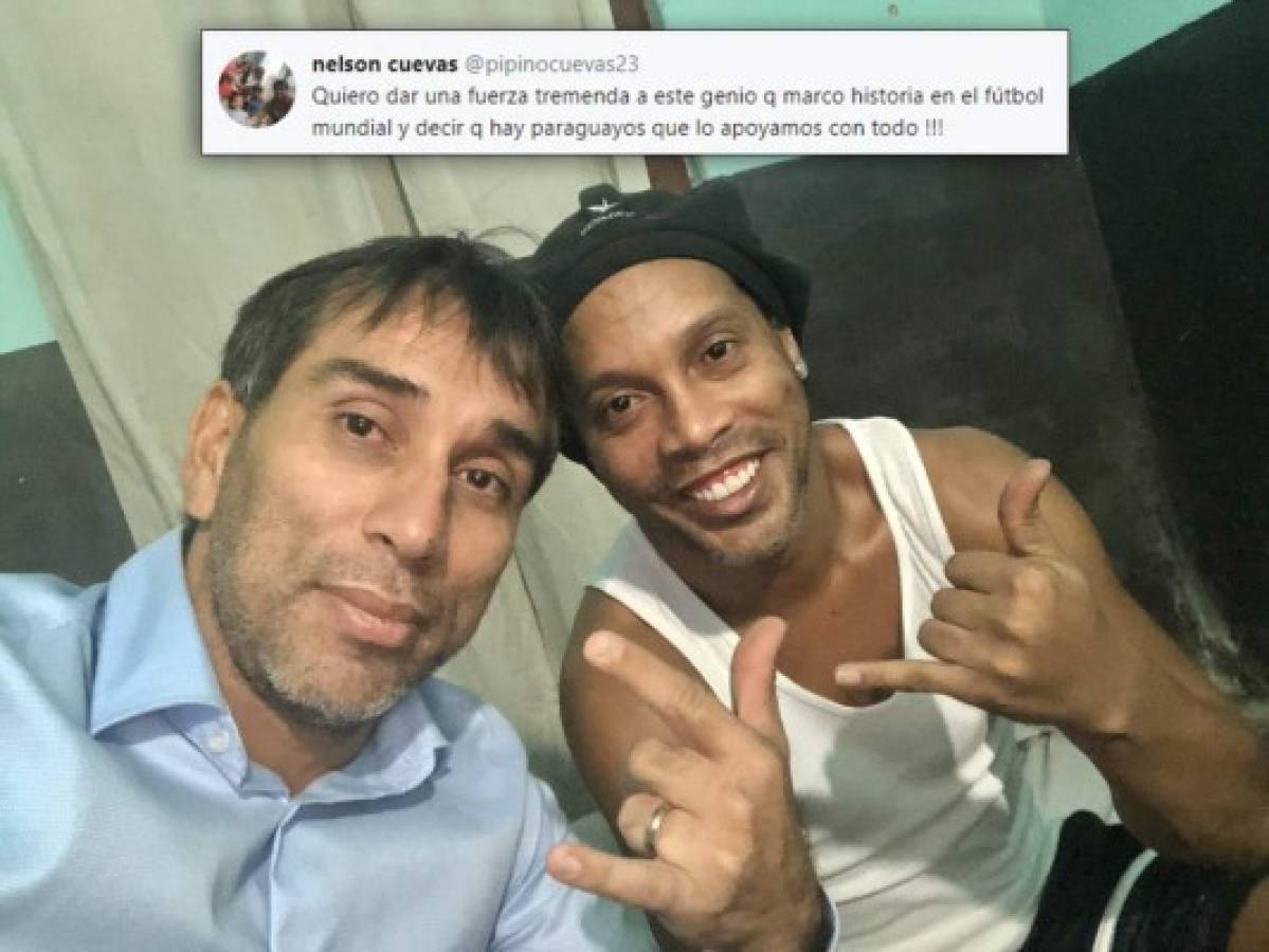 Ronaldinho: Visita inesperada, primer partido en la prisión el 'Cuadrilátero' y queda campeón