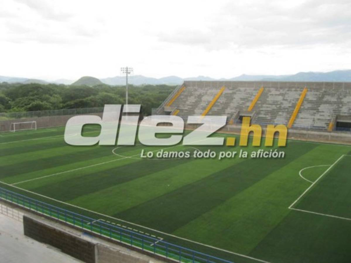 FOTOS: Así está el estadio de Choluteca, sede del Motagua-Olimpia