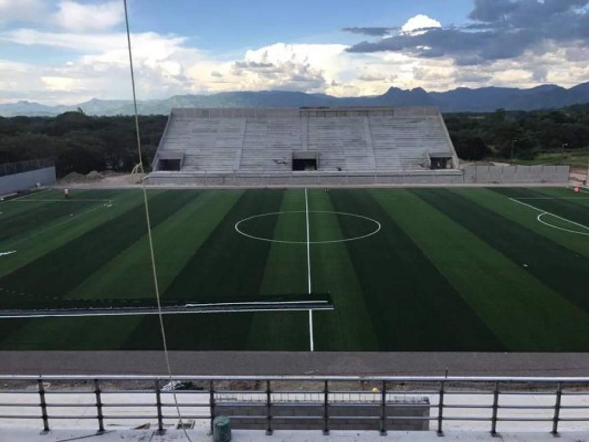 ¡CASI LISTO! Así luce estadio que inaugurarán Olimpia-Motagua en Choluteca