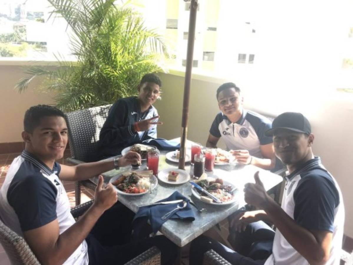 Así fue el almuerzo de los jugadores de Motagua con la directiva previo a la Gran Final