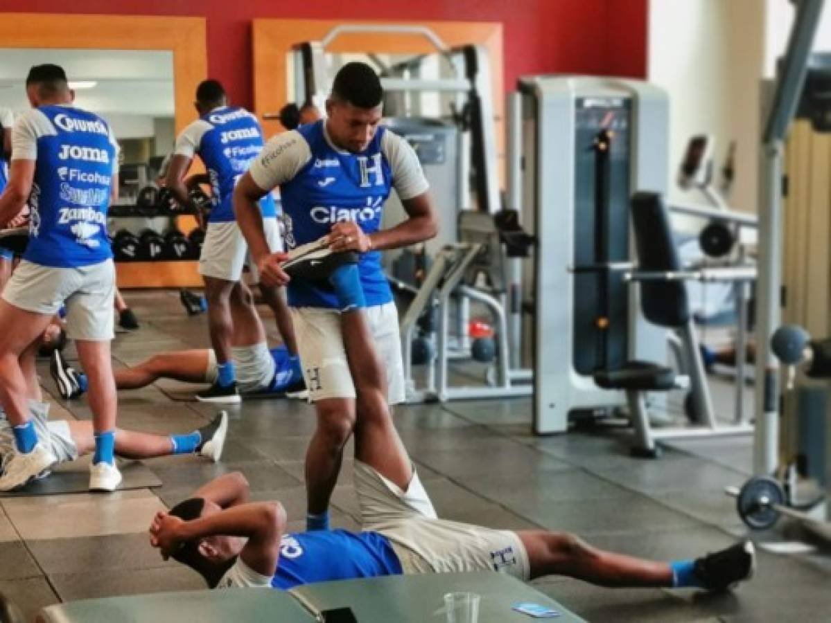 Así han sido los primeros entrenamientos de Honduras en Puerto España