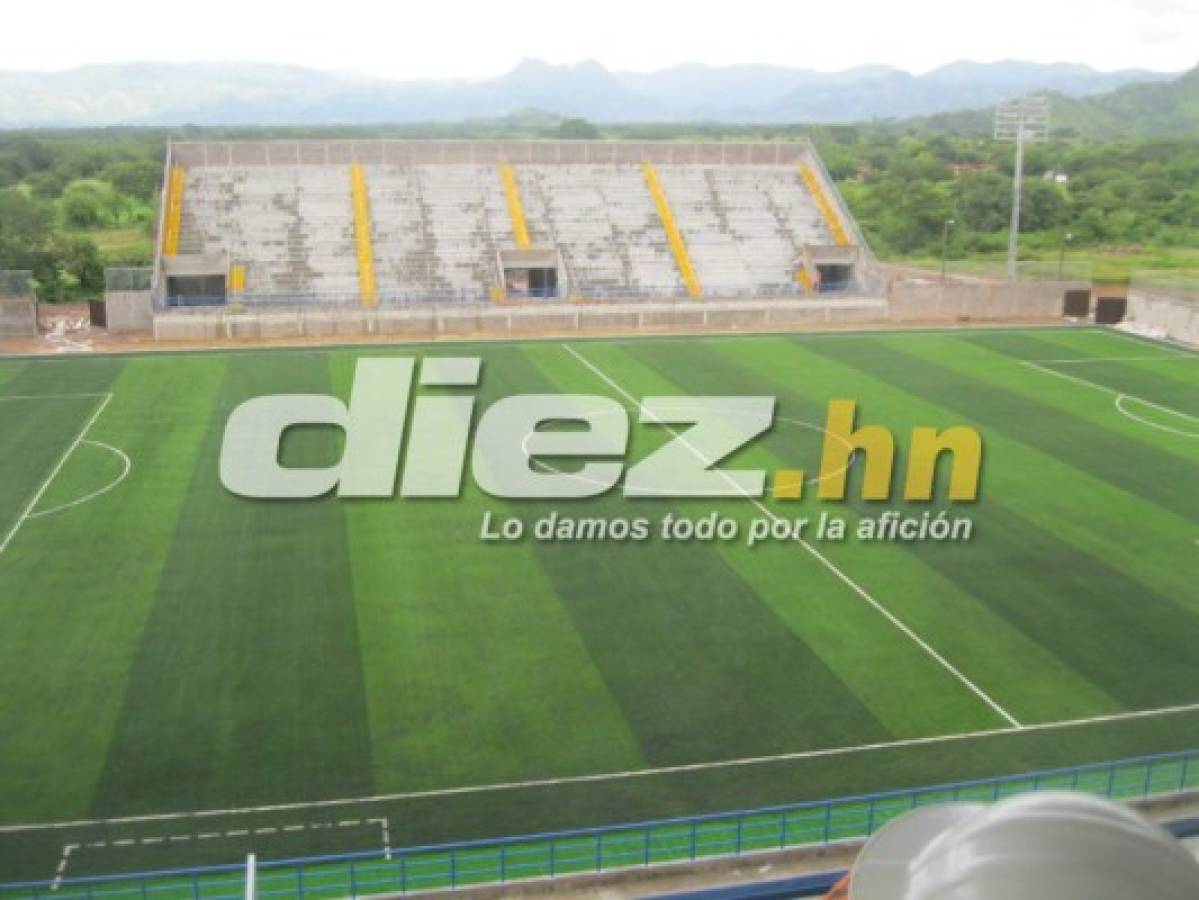 FOTOS: Así está el estadio de Choluteca, sede del Motagua-Olimpia