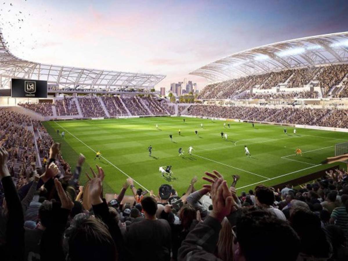 Así luce el estadio de Los Ángeles FC a casi tres meses de su inauguración