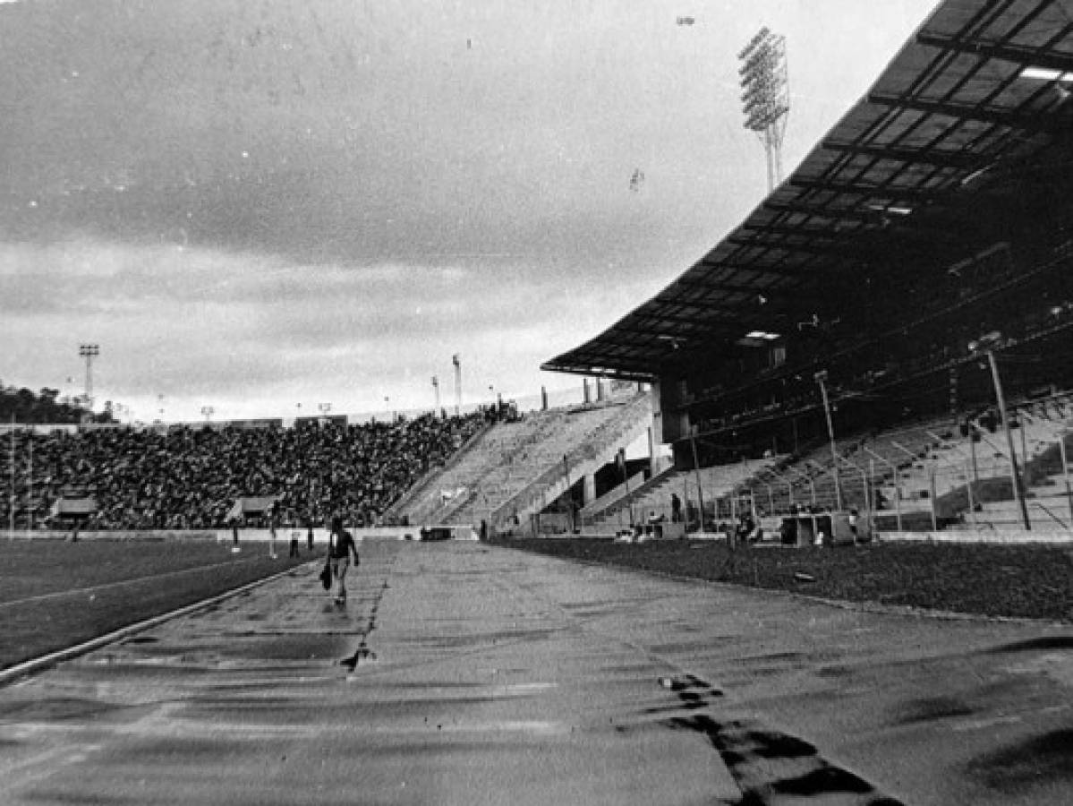 Las fotos inéditas de la última gran remodelación en el Estadio Nacional de Tegucigalpa