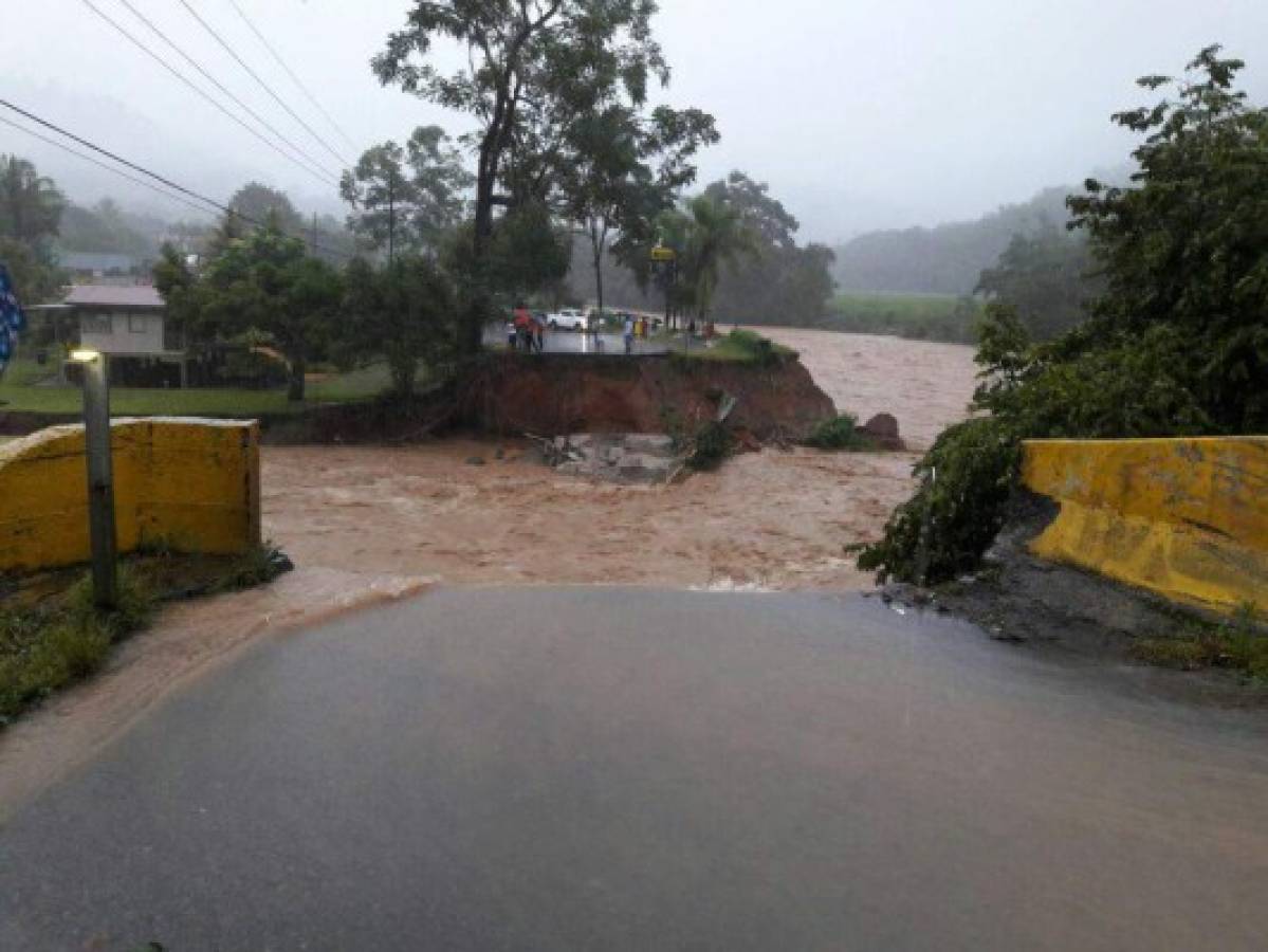 Los estragos causados por lluvias en Costa Rica a pocas horas el choque con Honduras