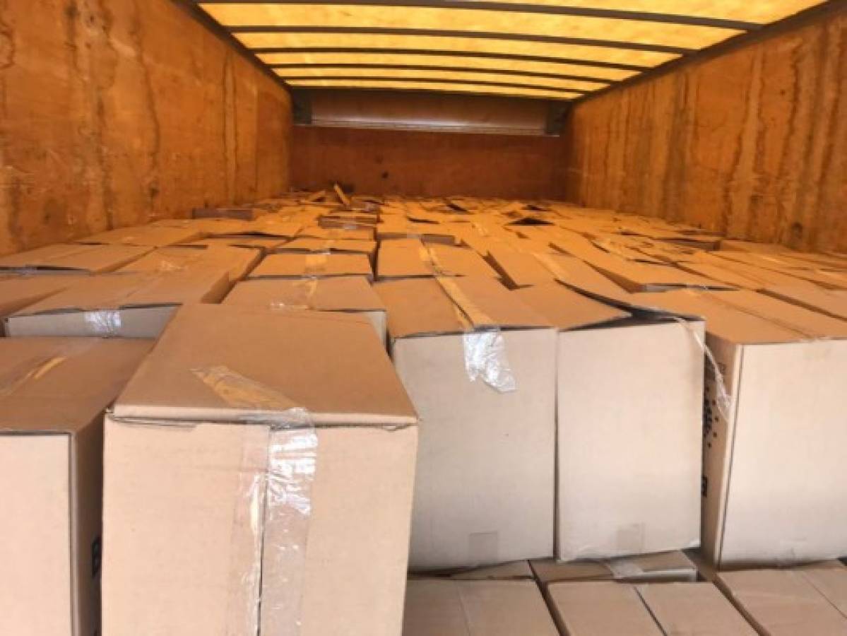 ¡Gracias hermanos! El Salvador envía a Honduras 54 camiones con 30 toneladas de alimentos para afectados de Eta