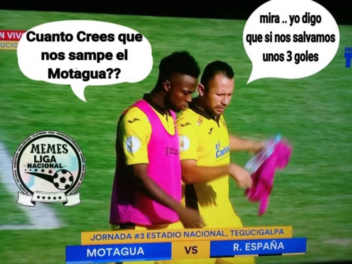 Real España es atacado con divertidos memes al caer ante Motagua