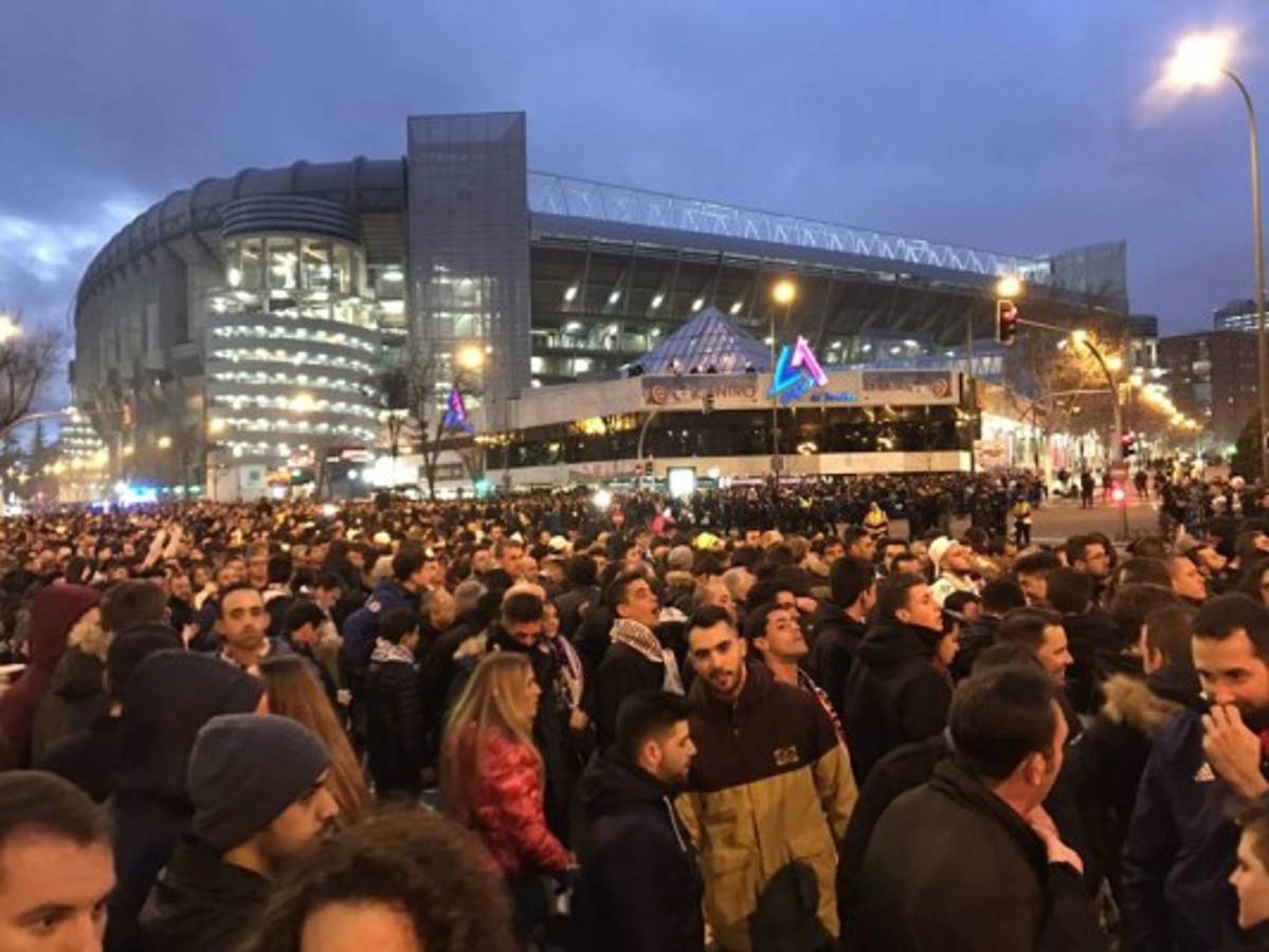 EN FOTOS: La brutal llegada del Real Madrid al Santiago Bernabéu