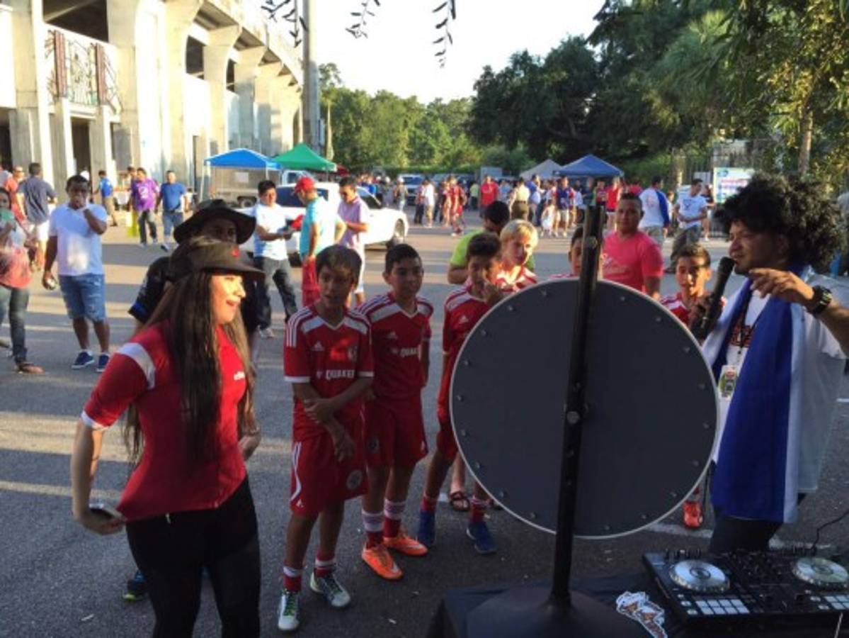 El juego Olimpia-Motagua en Nueva Orleans contado en imágenes