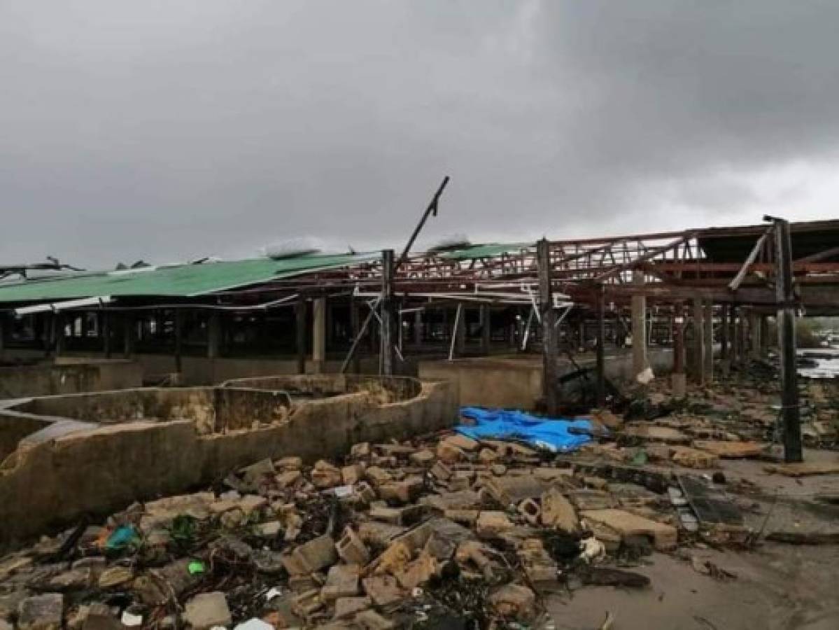 Desoladoras imágenes las que dejó el paso del Huracán Eta por el Caribe Norte de Nicaragua