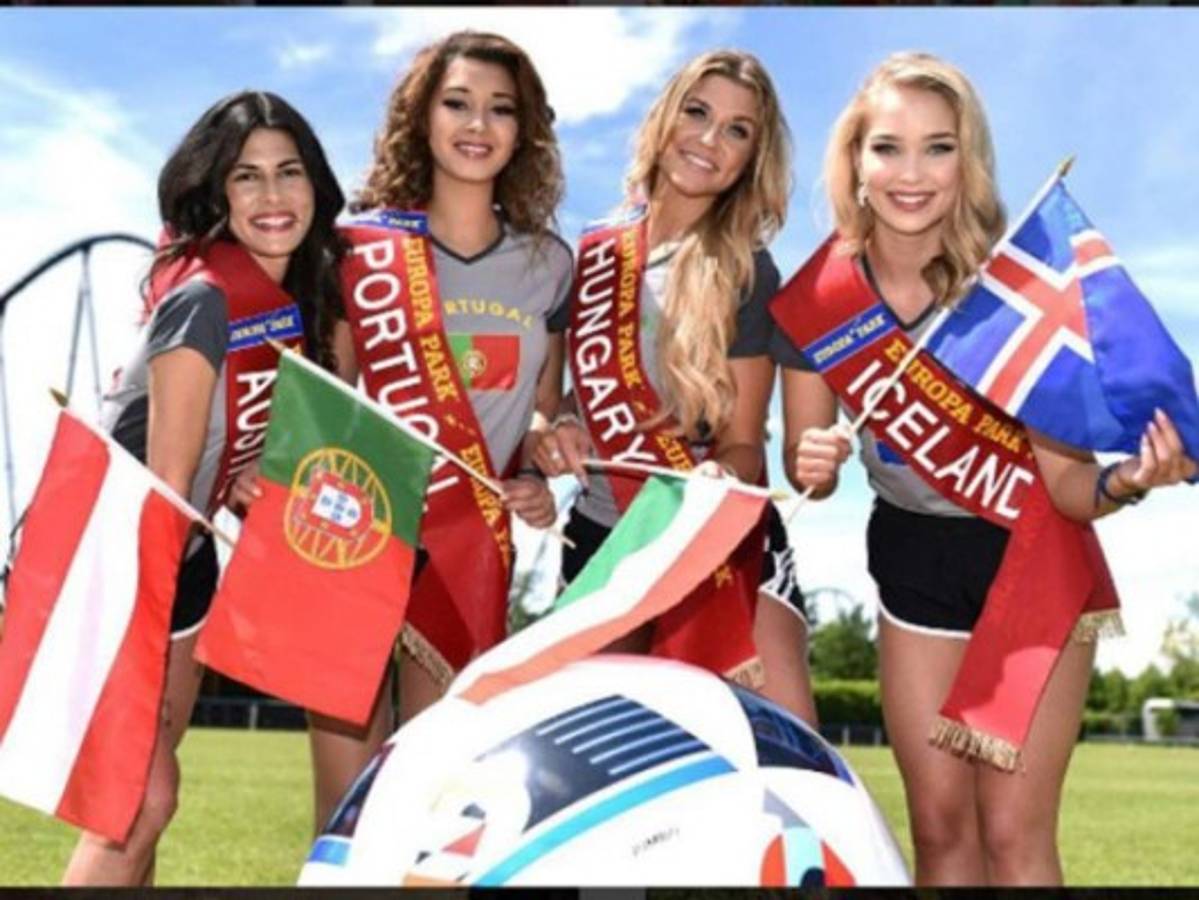 Arna Yr Jonsdottir, la sexy islandesa que fue coronada como Miss Eurocopa