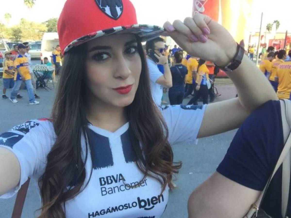 Thelma Salinas, la guapa seguidora del Monterrey que quiere ver a su equipo campeón