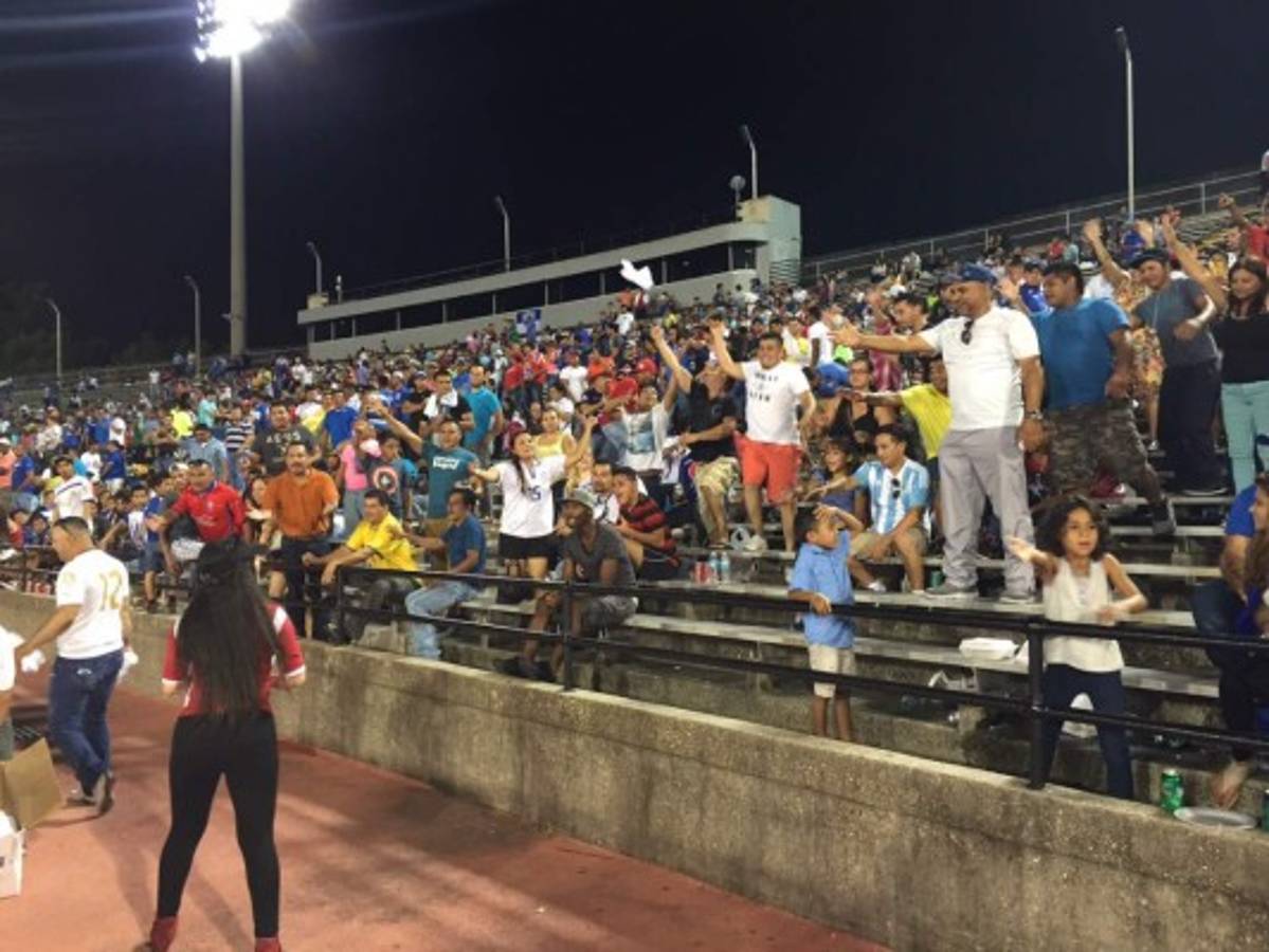 El juego Olimpia-Motagua en Nueva Orleans contado en imágenes