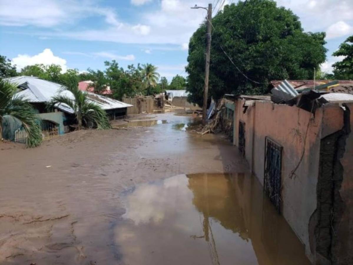 Así han quedado las colonias en Chamelecón tras el paso de Eta e Iota en Honduras