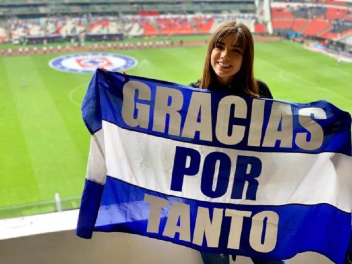 Michelle Pérez, la exporrista y aficionada de Cruz Azul que celebró el título y enamora en México